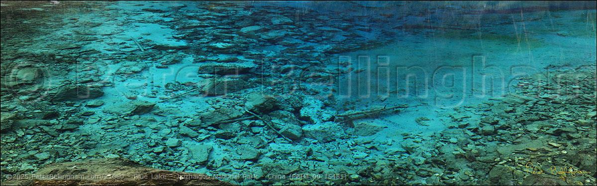 Peter Bellingham Photography Blue Lake - Jiuzhaigou National Park - China (PBH4 00 15481)